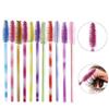 100 PCS Disposable Eyelash Mascara Brushes Wands Applicator Mixed Color in a pack Eyelash Applicator Brush Eyebrow Brush Eyelash Extension Supplies BY LSKeenon (Color mixed) view 2