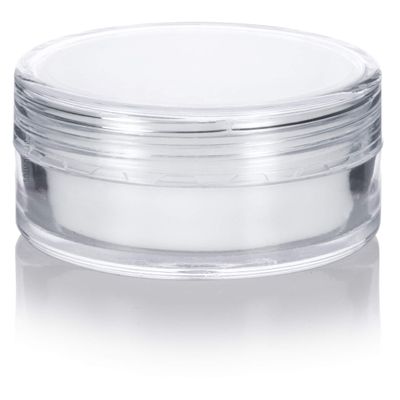 10 mL Polystyrene Concentrate Container Lined With White Silicone Insert (12 Pack)