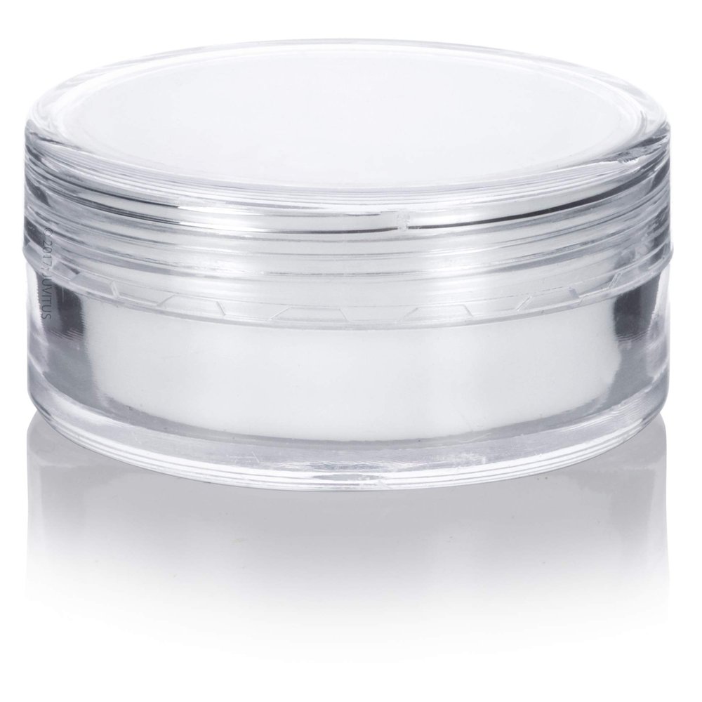 10 mL Polystyrene Concentrate Container Lined With White Silicone Insert (12 Pack)
