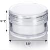 10 mL Polystyrene Concentrate Container Lined With White Silicone Insert (12 Pack) view 2