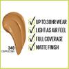 Maybelline Super Stay Full Coverage Liquid Foundation Active Wear Makeup, Up to 30Hr Wear, Transfer, Sweat & Water Resistant, Matte Finish, Cappuccino, 1 Count view 2