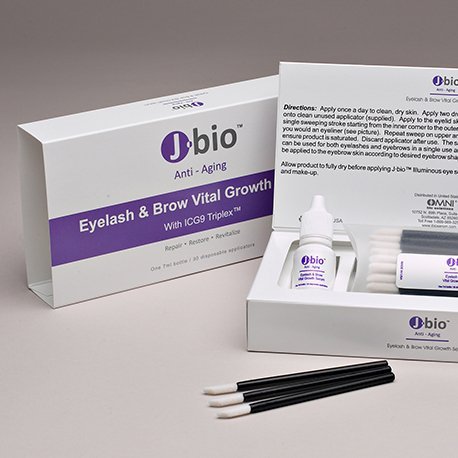 J Bio Eyelash and Brow Vital Growth Serum with Proprietary ICG9 Triplex
