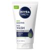 NIVEA MEN Sensitive Face Wash with Vitamin E and Chamomile Extract, No Drying Alcohol, Gentle Face Wash for Men with Sensitive Skin, 5 Fl Oz Tube view 1