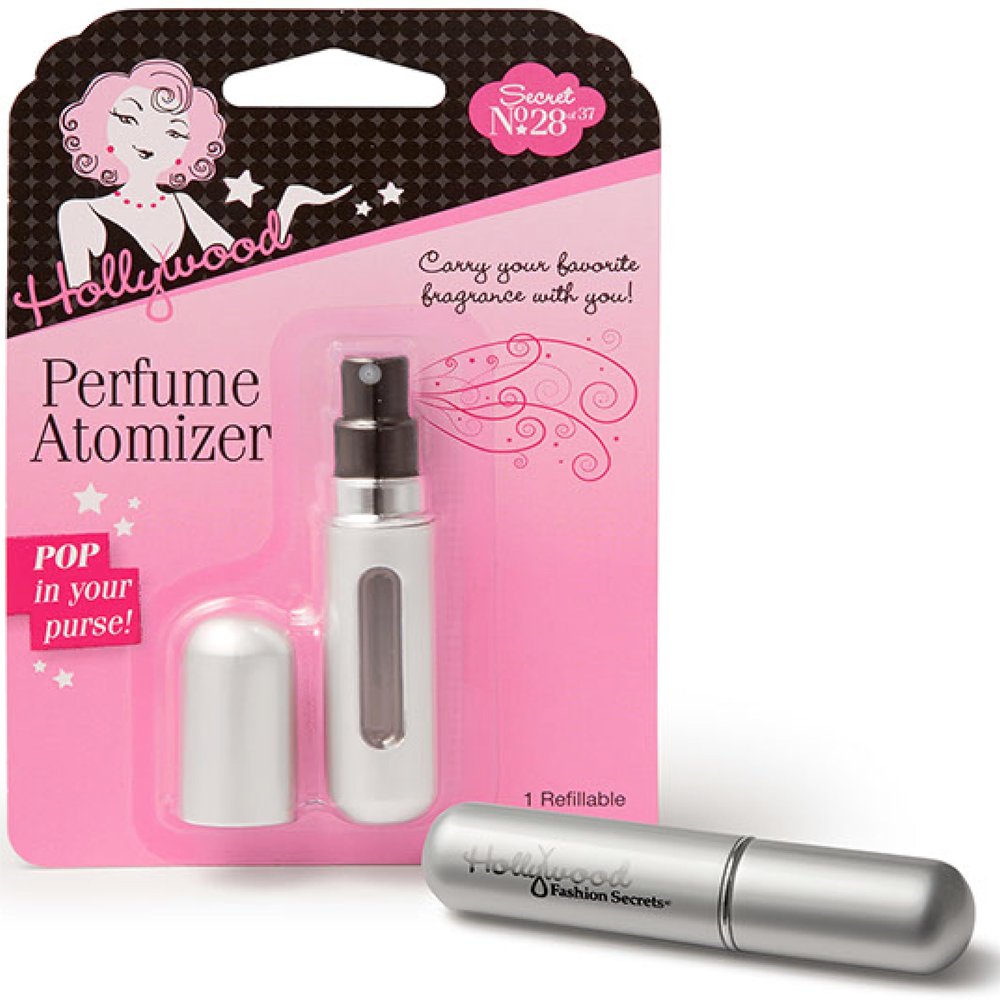 Hollywood Fashion Secrets Perfume Atomizer - Refillable Perfume Bottle