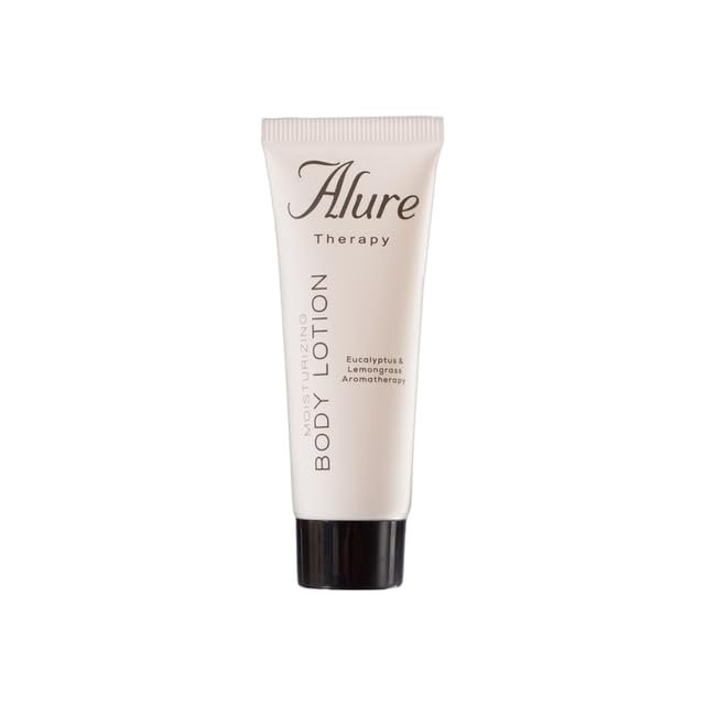 Alure Therapy Body Lotion 1 oz - (30mL) - Hotel VRBO Amenities - Travel Size - Soap Bulk (300 Pack)