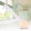 1 Pcs White Long Handle Bath Shower Brush Made With ABS Handle And PBT Sandal Body Brush For Skin view 4