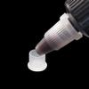 Needlehouse 1000pcs (10 * 8mm) Tattoo Ink Caps Professional Tattoo Ink Cups With Base, Caps Plastic Transparent Pigment Cups Caps Tattoo Supplies (10 * 8mm) view 3