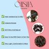 CAISHA Messy Scrunchie Bun Voluminous Wavy Hairpiece Heat-resistant Synthetic Fibres Gray Blond Mix G21A view 3