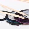 2013newestseller New Nail Art Kits-100pcs Wood Stick Cuticle Pusher Remover Manicure Pedicure Tool+10 Pcs Pretty Sticker Rolls Striping Tape Line Decoractions view 3