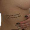 10 x Always on my mind Forever in my heart - Black Temporary Skin Tattoo lettering (10) view 3