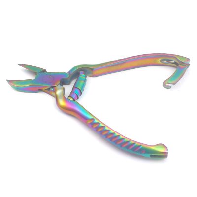 OdontoMed2011 Titanium Galaxy Multi Color Rainbow Toe Nail Clippers Cutters Trimmers Nippers Podiatry Instruments. Handmade 5.5'' Premium Stainless Steel