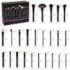 SHANY Makeup Brushes The Masterpiece Pro Signature Makeup Brush Set - Foundation Powder Concealers Eye Shadow brushes, Synthetic Bristle with Wooden handles, Premium Gift Packaging - 24pcs view 4