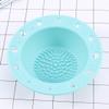1Pc Silicone Brush Cleaner Bowl Washing Tools Cosmetics Makeup Brush Holder Scrubber Cleansing Pad (Mint Green) view 2