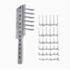 CombPal Scissor Clipper Over Comb - Barber Home Haircutting Guide Set (Classic Set, Gray) view 1