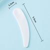 100 Pcs Mini Disposable Plastic Cosmetic Spatula Scoop Cosmetic Supply Dispensers for Mask, Facial Cream, Skin Care, Cosmetic (5 colors) view 3