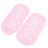 Bcurb Moisturizing Gel-Lined Socks SPA Pedicure Moisturize Soften Heal Foot Heels Helps Repair Cracked Skin and Softens Feet Skin Care Treatment (Pink - 1 Pair (Ankle Gel Socks), Medium) view 2