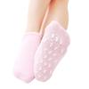 Bcurb Moisturizing Gel-Lined Socks SPA Pedicure Moisturize Soften Heal Foot Heels Helps Repair Cracked Skin and Softens Feet Skin Care Treatment (Pink - 1 Pair (Ankle Gel Socks), Medium) view 3