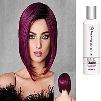 2PC Bundle: MIDNIGHT BERRY Synthetic Wig by HairDo and 4oz Mara Ray Luxury Shampoo