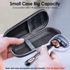Enerfort Hard EVA Razor Travel Case Compatible with Gillette Men's Razor - Mesh Pocket for 2 Razor Blades + Lightweight Carrying Handle + Durable Zipper (Only Case) (Blue) view 2