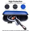 Enerfort Hard EVA Razor Travel Case Compatible with Gillette Men's Razor - Mesh Pocket for 2 Razor Blades + Lightweight Carrying Handle + Durable Zipper (Only Case) (Blue) view 4