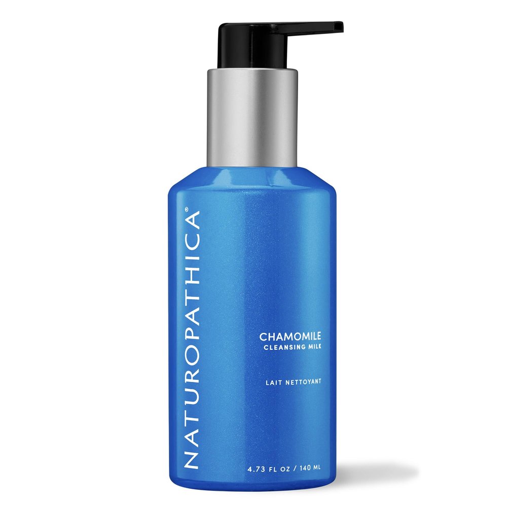 Naturopathica Chamomile Cleansing Milk, Gentle Facial Cleanser for Dry and Sensitive Skin, Antioxidant Rich Face Wash for Men & Women, 5 fl oz