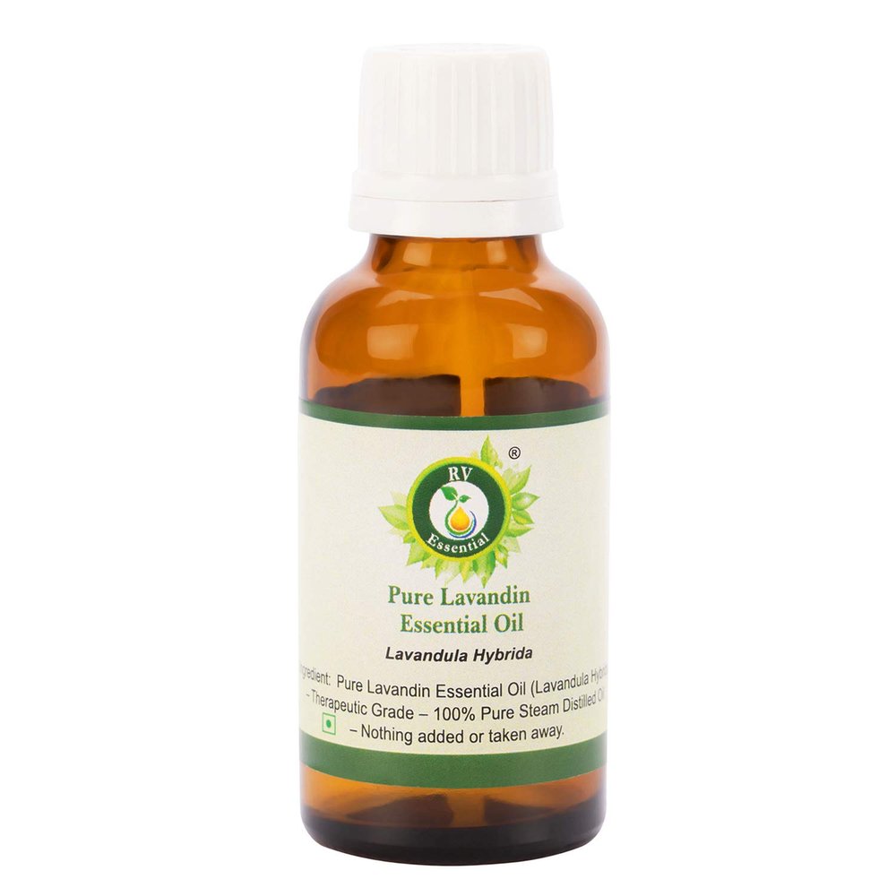 R V Essential Pure Lavandin Essential Oil 30ml (1.01oz)- Lavandula Hybrida (100% Pure and Natural Steam Distilled)