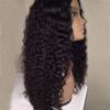 130 Density Natural Color Glueless Curly Human Hair Lace Front Wigs for Black Women Brazilian Virgin Human Hair Wigs with Baby Hair with Baby Hair (20 inch, lace front wig) view 2
