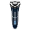 Electric Razor for Men, SweetLF 100% Waterproof Electric Shaver, USB C Rechargeable, Wet & Dry Rotary Shavers for Men with Pop-up Trimmer, Corded and Cordless, Navy Blue view 1