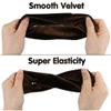10 Pack Elastic Velvet Hair Scrunchies Ponytail Holder Band (Assorted Colors) view 2