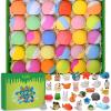 Bath Bombs for Kids with Toys Inside for Girls Boys - 30 Pack Bath Bombs Gift Set with Surprise, Kids Safe Bubble Bath Fizzy Balls Halloween Christmas Birthday Gift Kit view 1