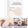 800 Pieces Cotton Swabs, Double Precision Tips with Paper Stick, 4 Packs, 200 Pieces 1 Pack (Double-Pointed Shape) view 4