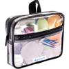 TSA Approved Toiletry Bag 3-1-1 Clear Travel Cosmetic Bag with Handle - Quart Size Bag with Zipper - Carry-on Luggage Clear Toiletry Bag for Liquids - Airport Airline TSA Compliant Bag for Man Women view 1