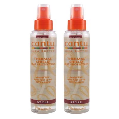 Cantu Shea Butter Thermal Shield Heat Protectant 5.1 Ounce (Pack of 2)