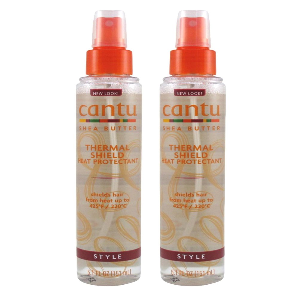 Cantu Shea Butter Thermal Shield Heat Protectant 5.1 Ounce (Pack of 2)