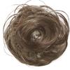 CAISHA Synthetic Fiber Hairpiece Scrunchie Scrunchy Updo Slightly Wavy Gray Brown Mix G24B view 1