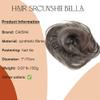 CAISHA Synthetic Fiber Hairpiece Scrunchie Scrunchy Updo Slightly Wavy Gray Brown Mix G24B view 2