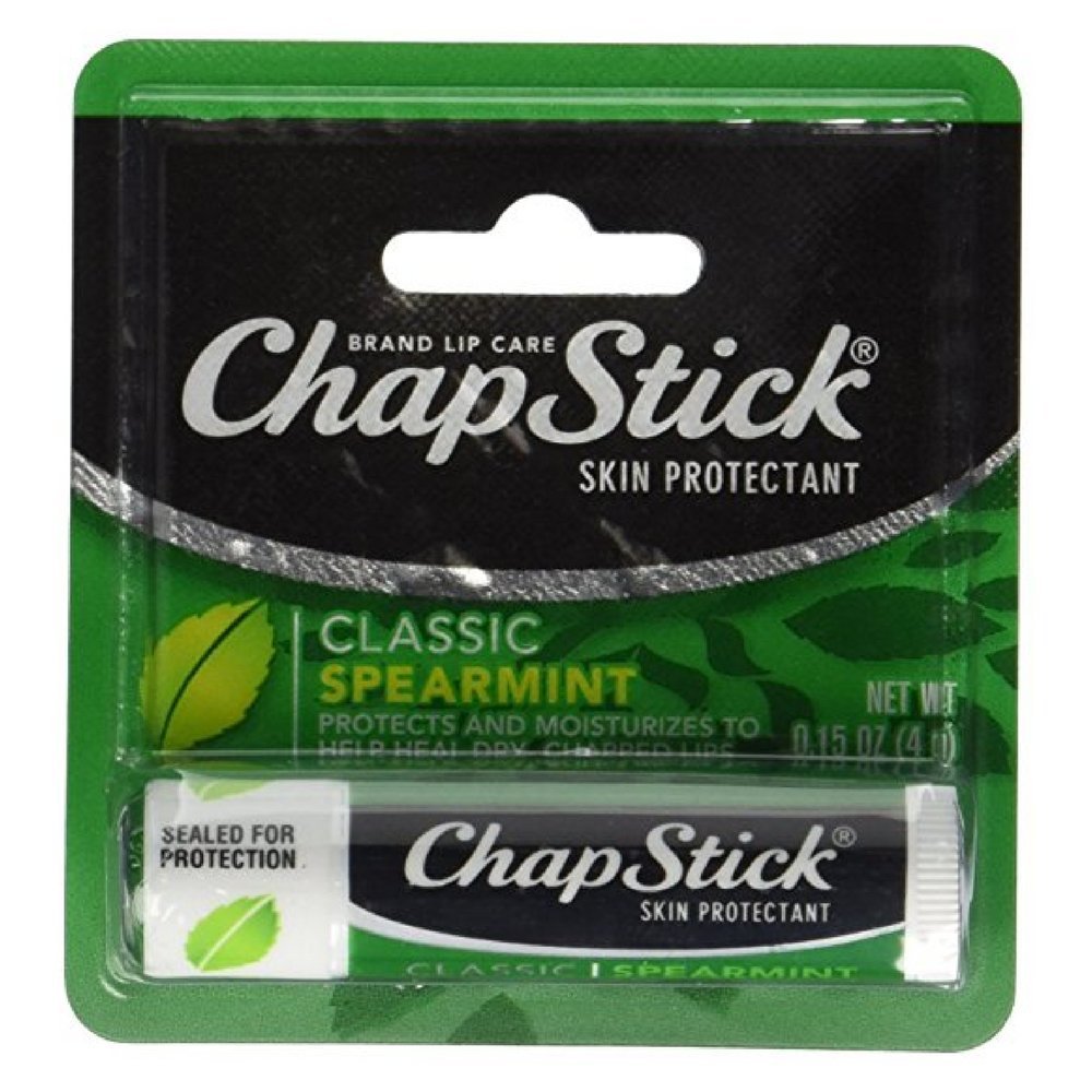 ChapStick Skin Protectant, Classic Spearmint 0.15 oz (Pack of 3)