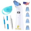 Best Blackhead Remover Vacuum Pore/Acne Cleaner Comedo Suction, LED display, USB rechargable with Bonus Blackhead Tweezer Set and Silicone Face Brush view 1