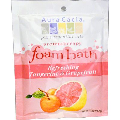 Aura Cacia Foam Bath Tangerine and Grapefruit - 2.5 oz
