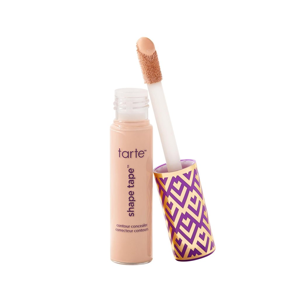 tarte shape tape concealer Full Size-Coverage, Matte Finish for Under Eye, Dark Circles, Fine Lines, Redness & Discoloration, Longwear, Dermatologist-Tested, Vegan, Cruelty-Free