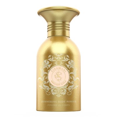 Shelley Kyle Tiramani Talc Free Shimmer Powder, Body Powder, Dusting Powder, Leaves Skin Soft, Dry, Smooth, and Shimmering, 48g