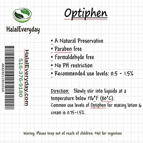 Gentle preservative - 4 Oz (Optiphen) - oil soluble - Broad spectrum- Paraben-free - Formaldehyde free