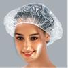 100 PCS Clear Disposable Plastic Shower Caps Large Elastic Thick Bath Cap For Women Spa,Home Use,Hotel and Hair Salon,Pack of 100 Individually Wrapped view 1