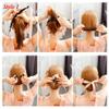 3Pieces Elegant Cloth Magic Clip French Twist Bum Makder Holder Roll Rings Donut Updo Chignon Former Pads Foam Sponge Hairstyling Curler Braid Ponytail Hair Style Styling Tool Party Hair Accessories view 2