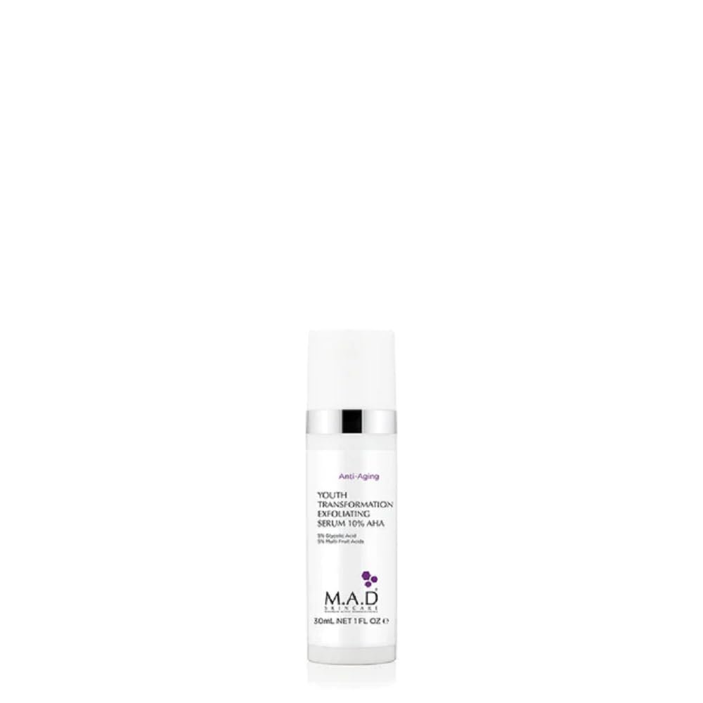 M.A.D Skincare Anti-Aging Youth Transformation Exfoliating Serum 10% AHA