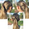 Camila Paris CP5 4.5 inch French Banana Clip Hair Comb Classic Girls Updo Flexible Ponytail Holder Interlocking Banana Combs, Fashion Durable Styling Hair Accessories for Women, Made in France view 2