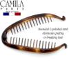 Camila Paris CP5 4.5 inch French Banana Clip Hair Comb Classic Girls Updo Flexible Ponytail Holder Interlocking Banana Combs, Fashion Durable Styling Hair Accessories for Women, Made in France view 3