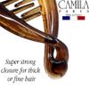 Camila Paris CP5 4.5 inch French Banana Clip Hair Comb Classic Girls Updo Flexible Ponytail Holder Interlocking Banana Combs, Fashion Durable Styling Hair Accessories for Women, Made in France view 4