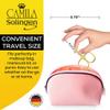 Camila Solingen CS04 Professional Nail Cuticle Scissors, Hypoallergenic Gold Plated Sharp Curved Manicure Pedicure Grooming for Finger and Toe Nail Care. Made of Stainless Steel in Solingen, Germany view 3