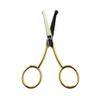 Camila Solingen CS06 Professional Hypoallergenic Gold Plated Rounded Safety Tip Scissors for Facial, Body & Nostril Hair. for Men Women & Kids. Made of Durable Stainless Steel in Solingen, Germany view 1